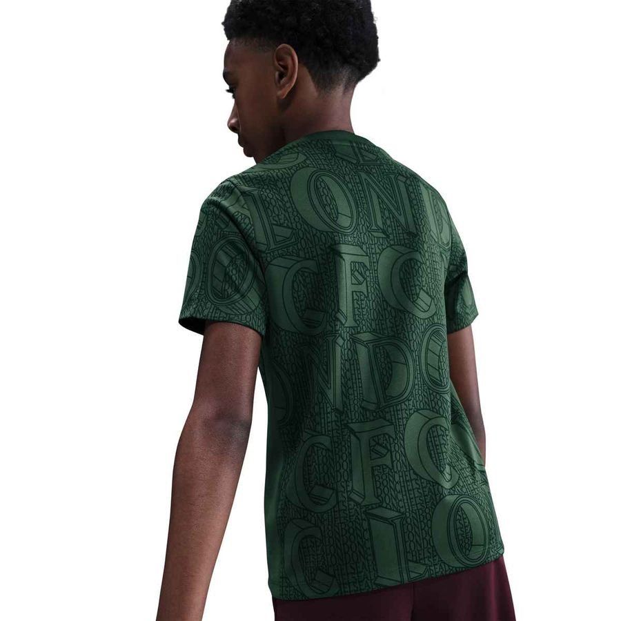 Chelsea Training T-Shirt Dri-FIT Academy Pro Pre Match - Galactic Jade/Outdoor Green Kids-SoccerKits Hub | Buy Soccer Jerseys Online